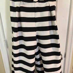 Black and white jumpsuit